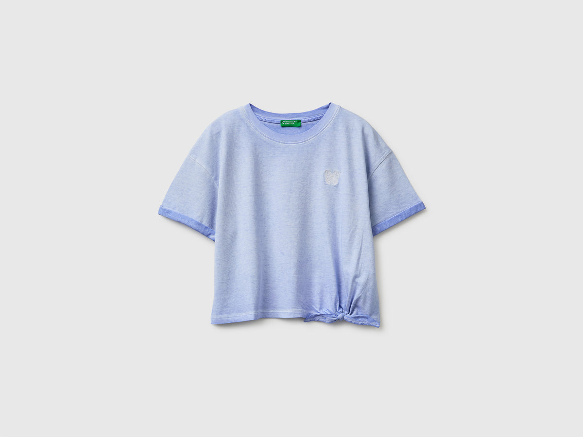 T-shirt com estampa e nó - ucb_image_FS