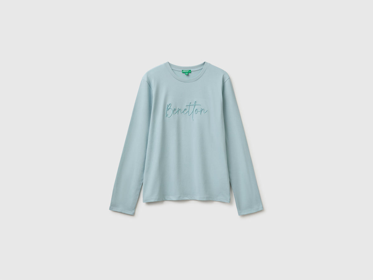 T-shirt de manga comprida com bordado - ucb_image_FS