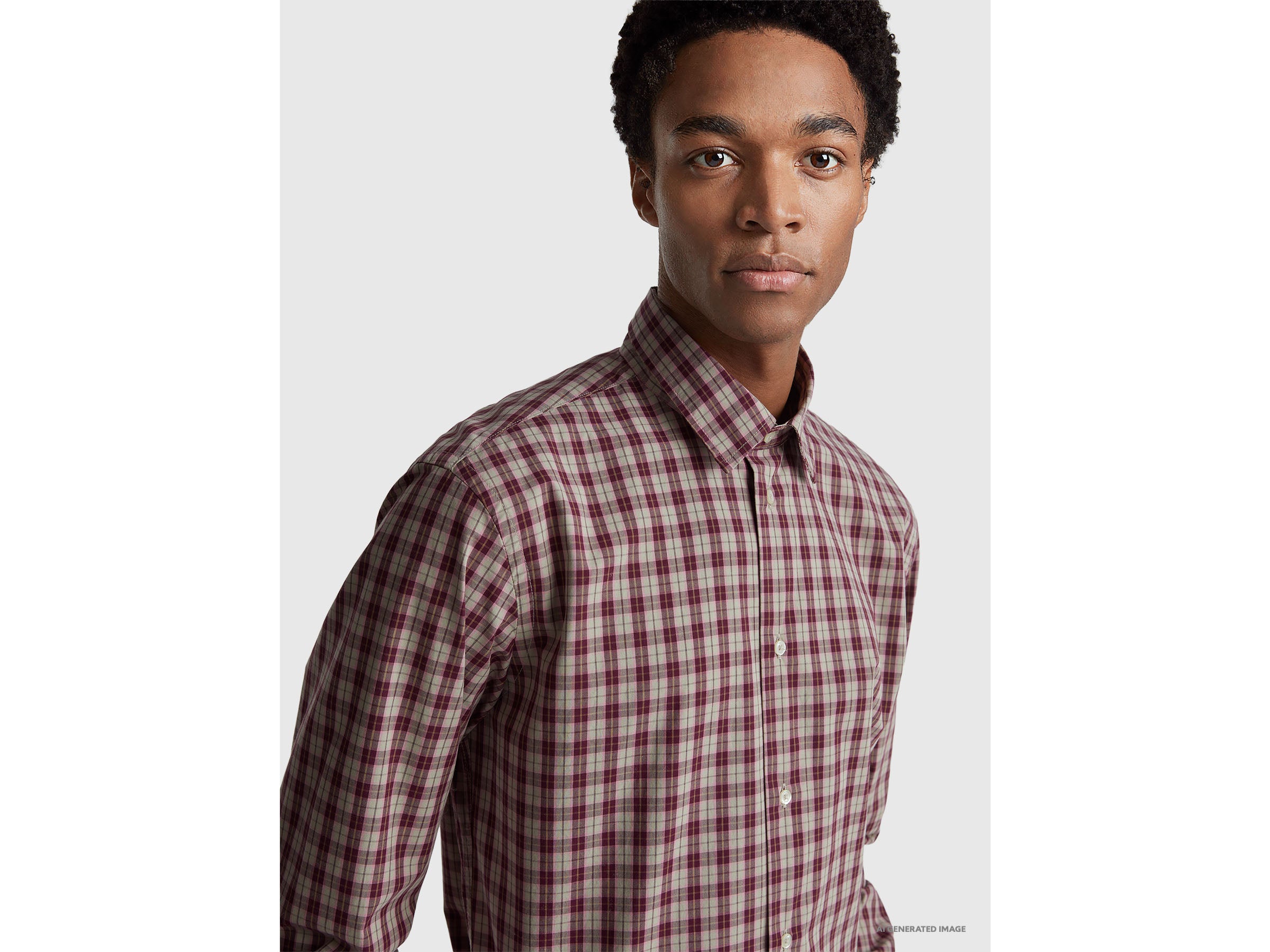 Camisa aos quadrados 100% algodão - ucb_image_FY