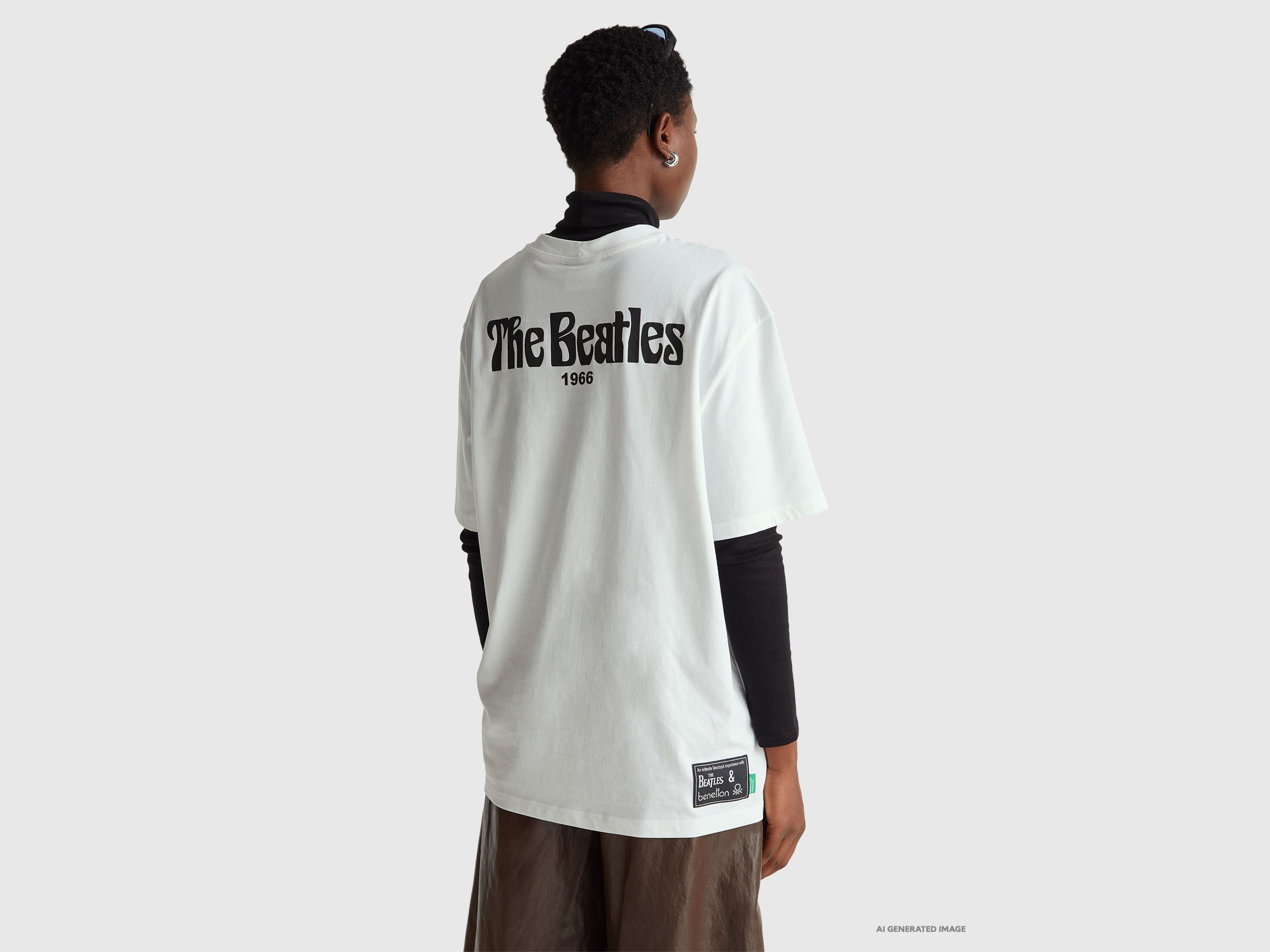 T-shirt "The Beatles” em algodão - ucb_image_B