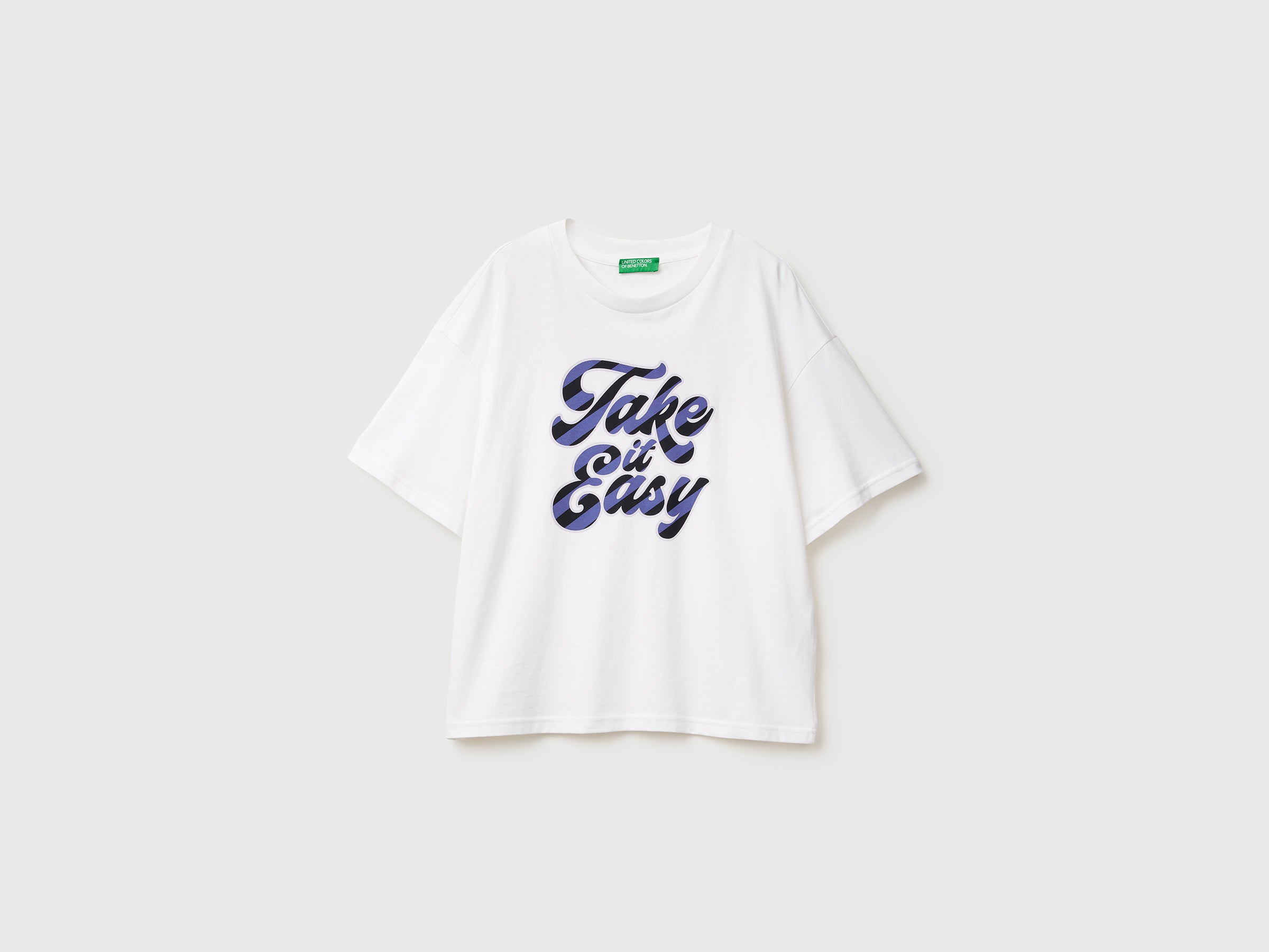 T-shirt com estampa slogan - ucb_image_FS
