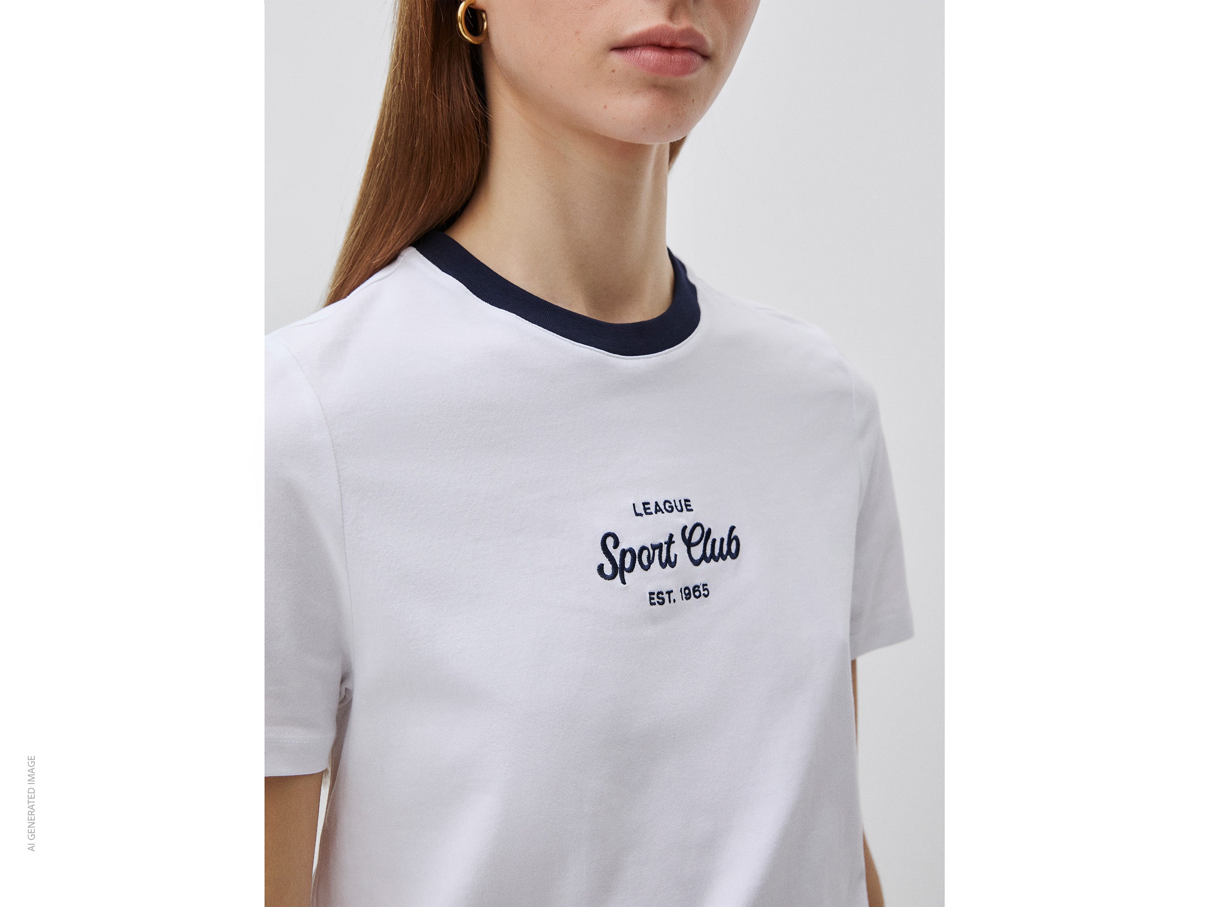 T-shirt com emblema bordado - ucb_image_FY