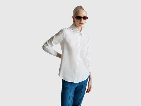 Regular fit shirt in lightweight cotton - ucb_image_F