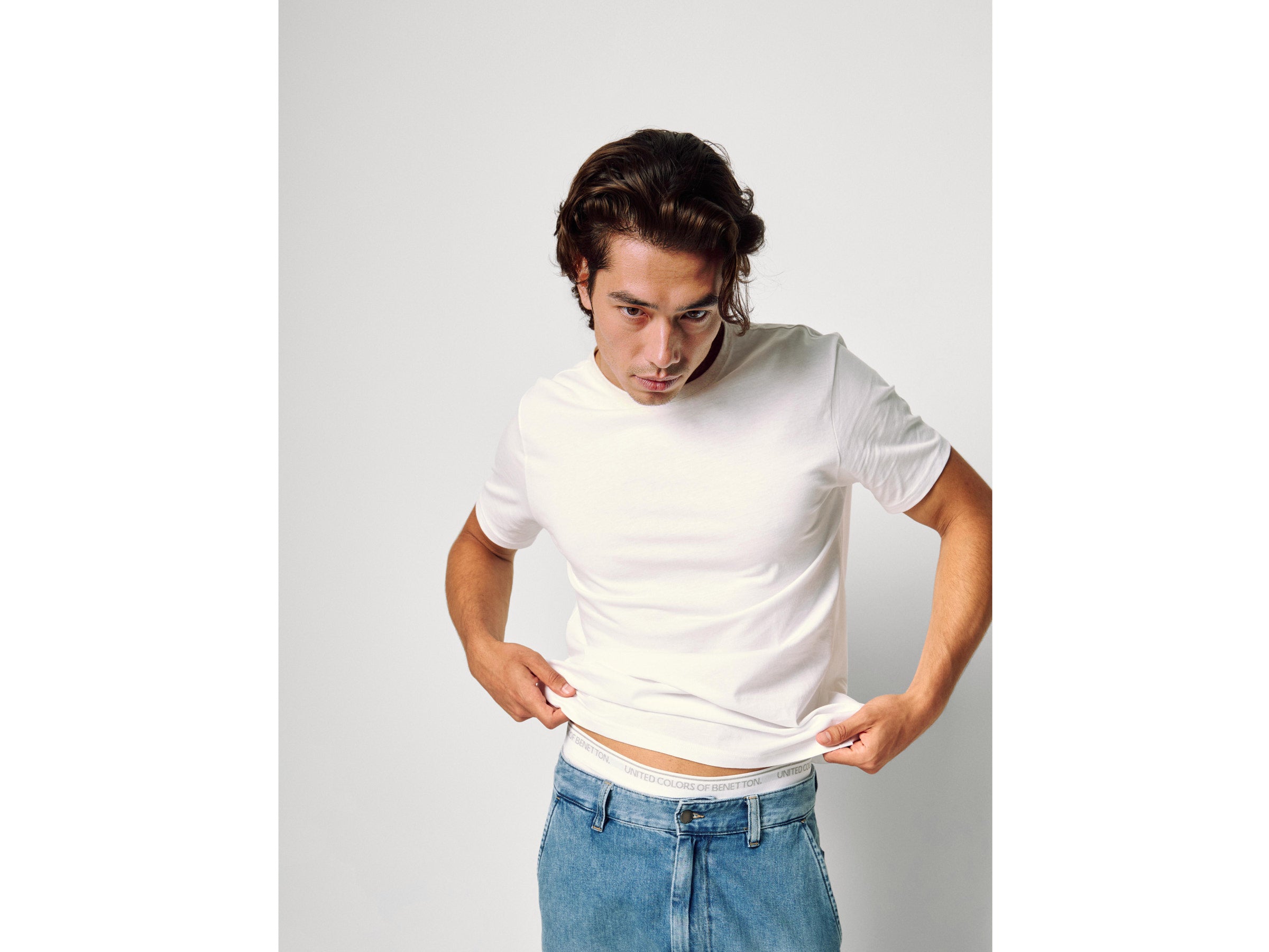 T-shirt em algodão de fibra longa - ucb_image_FY