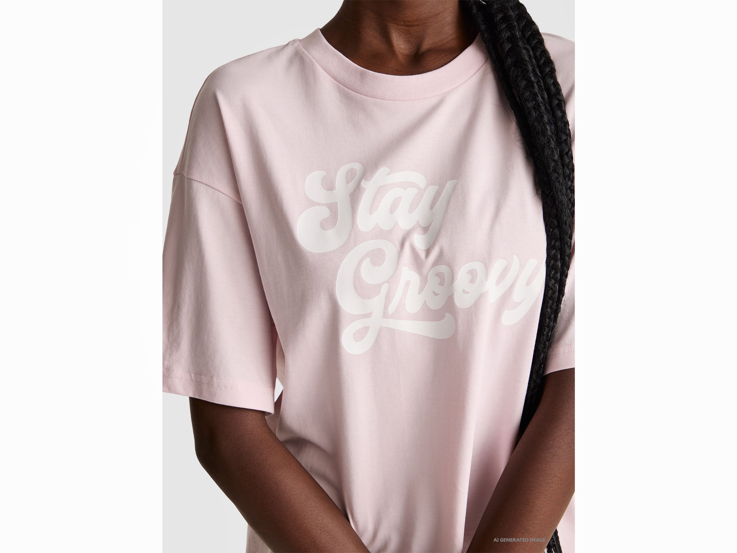 T-shirt com estampa slogan - ucb_image_FY