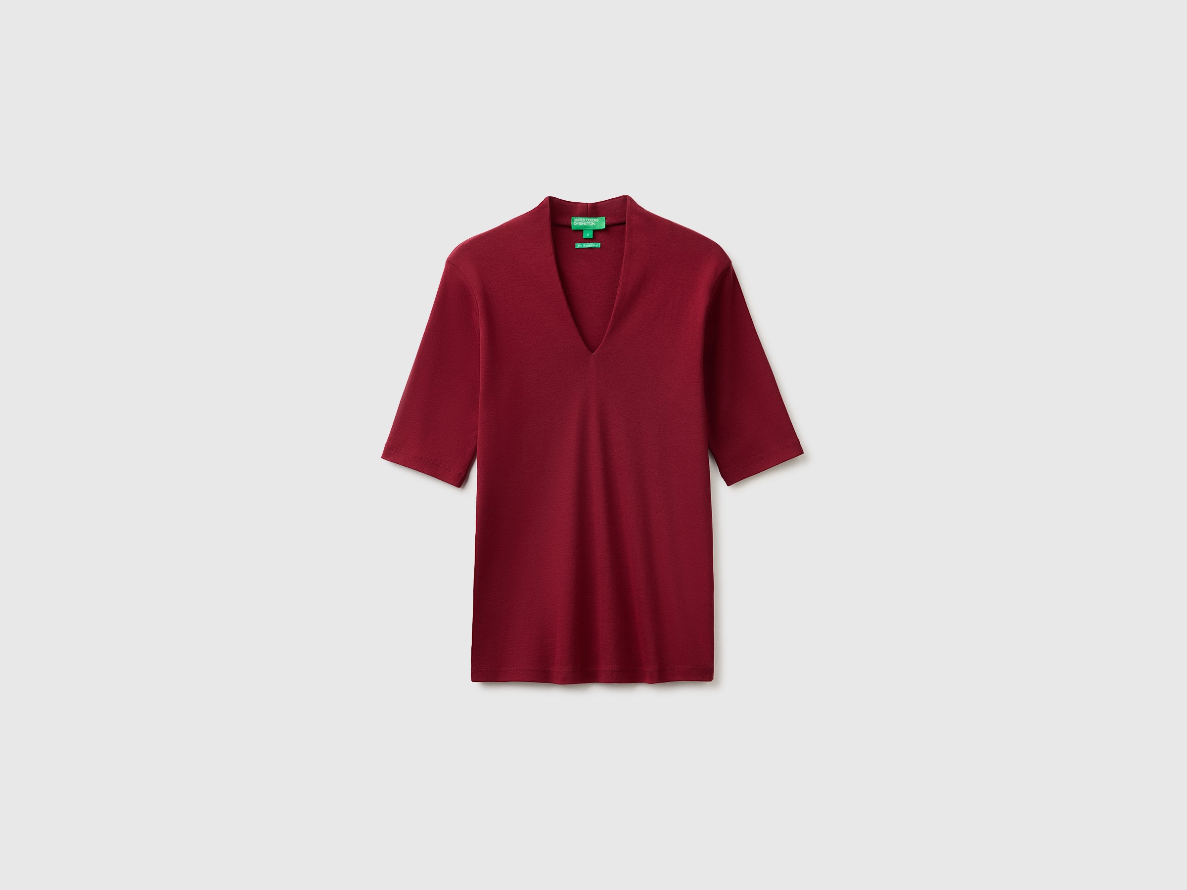 T-shirt slim fit em algodão de fibra longa - ucb_image_FS