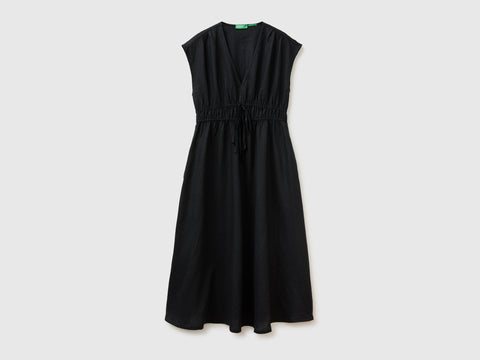 Vestido evasé em linho puro - ucb_image_FS
