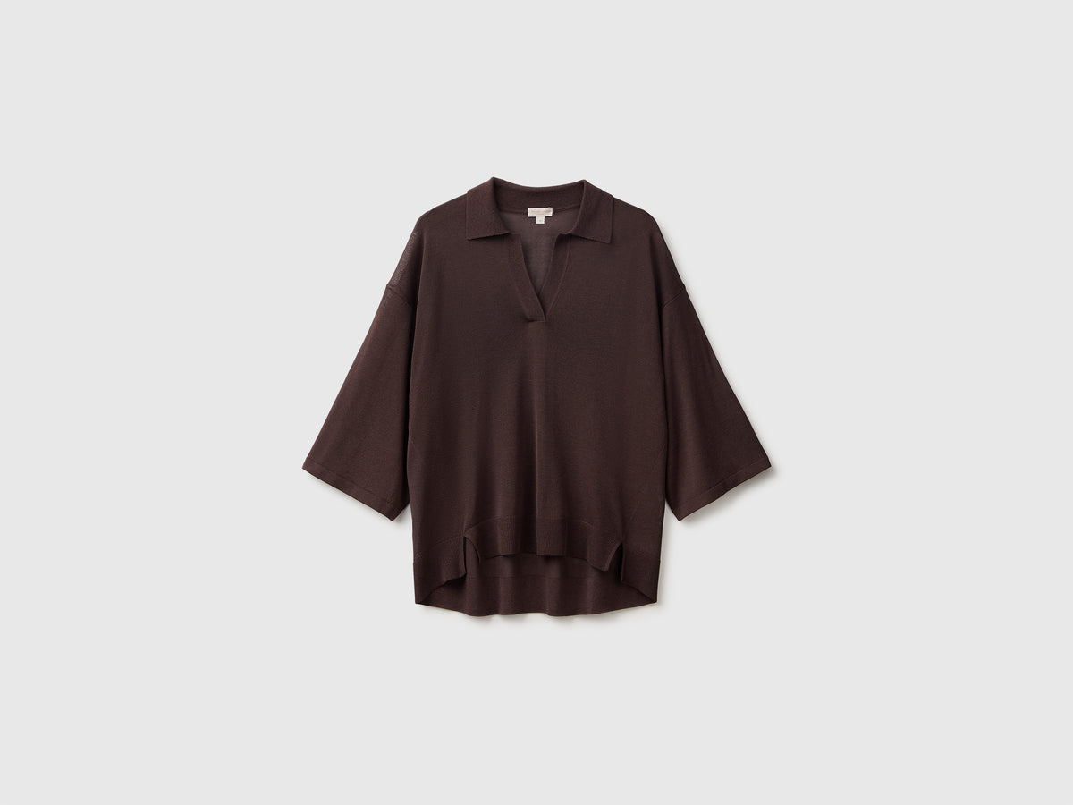 Polo de malha em mistura de viscose de bambu - ucb_image_FS