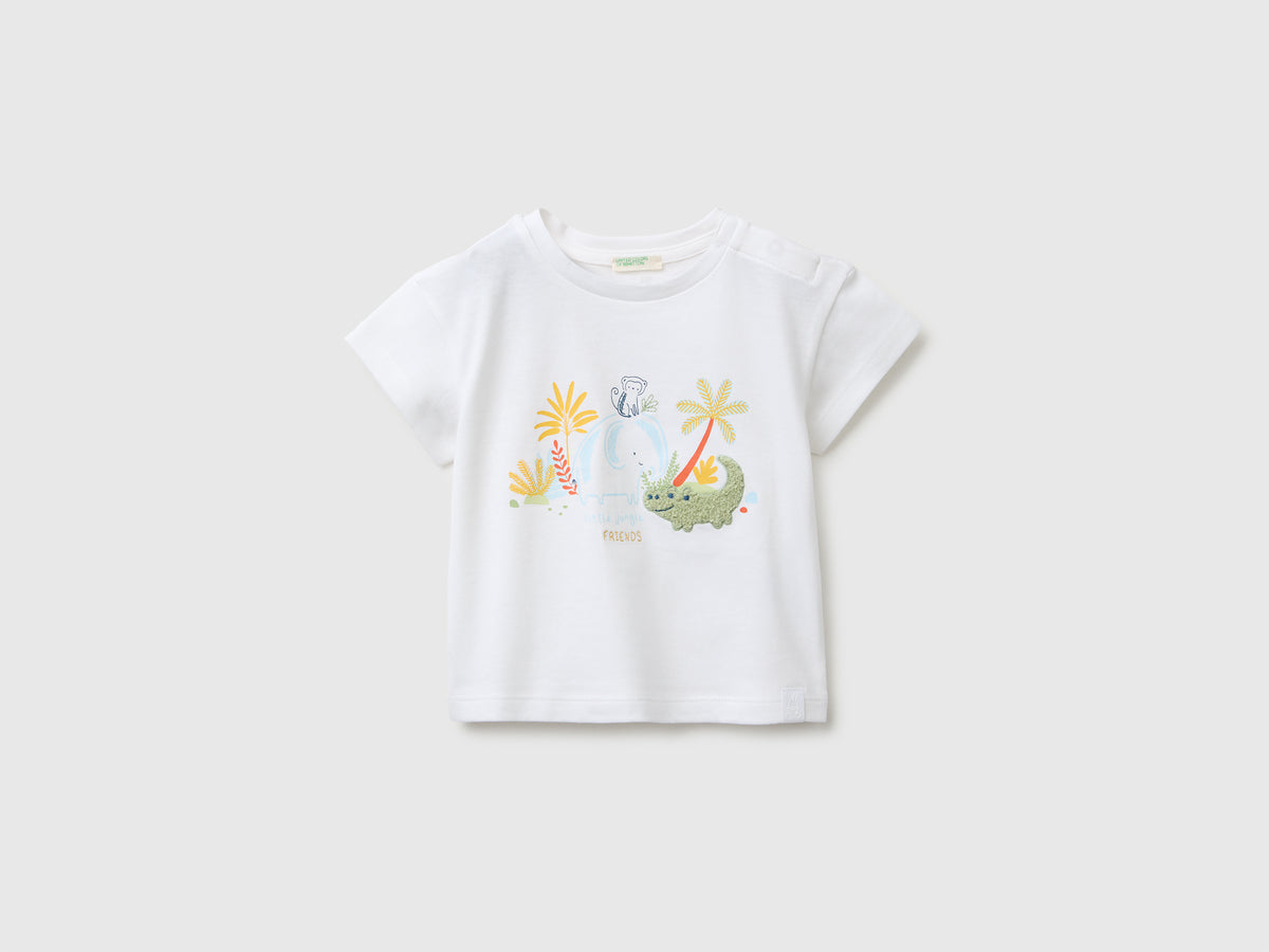 T-shirt com estampa e bordado - ucb_image_FS