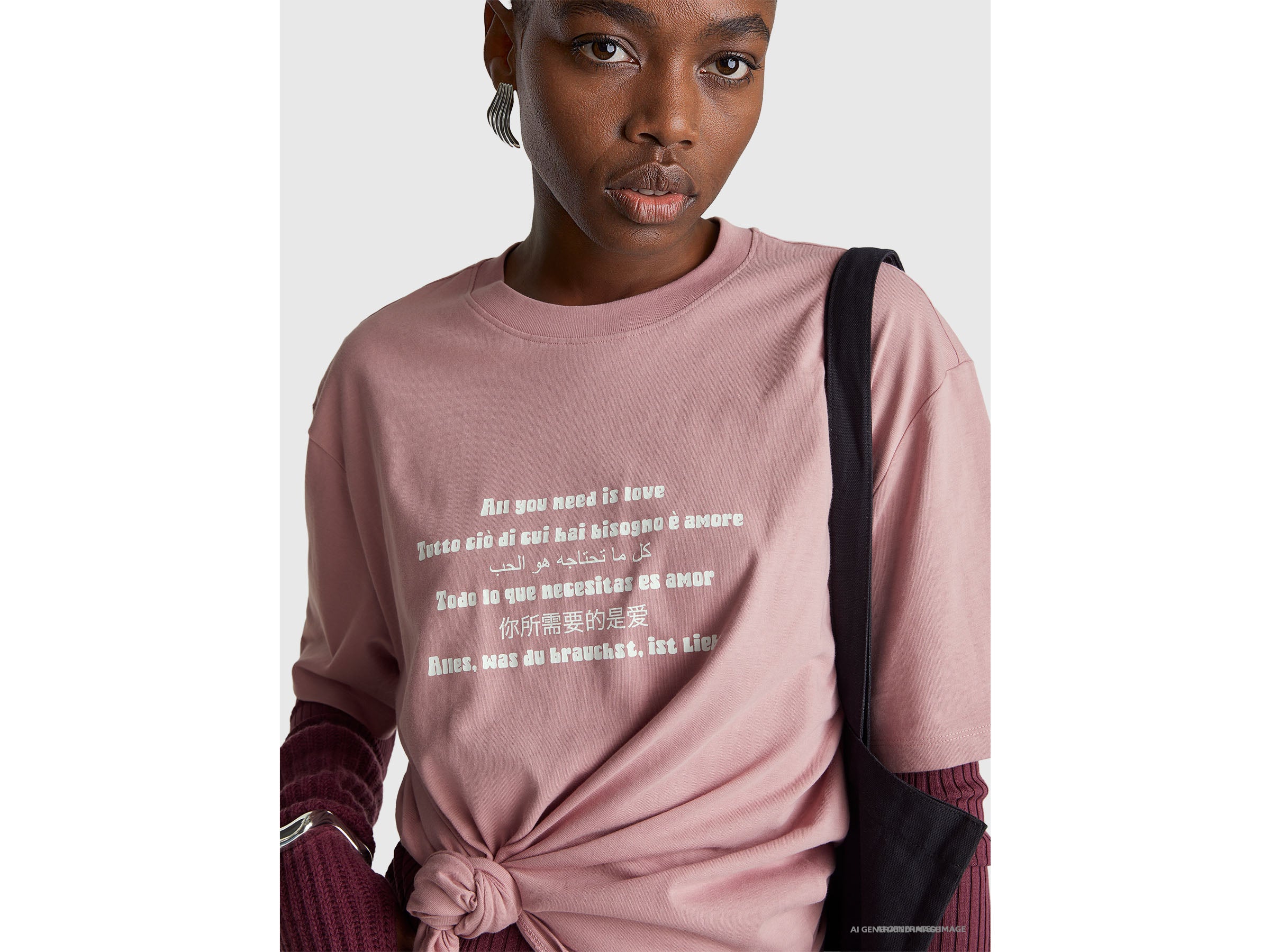 T-shirt "The Beatles” em algodão - ucb_image_FY