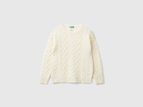 Camisola com tranças em mistura de lã - ucb_image_FS