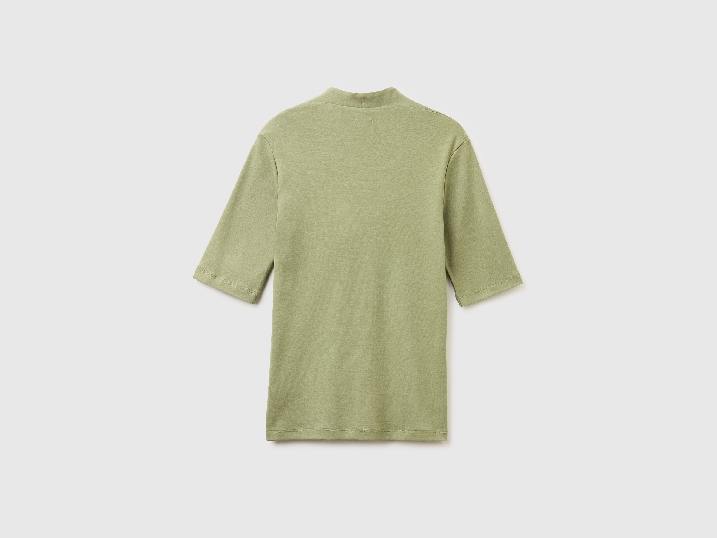 T-shirt slim fit em algodão de fibra longa - ucb_image_BS