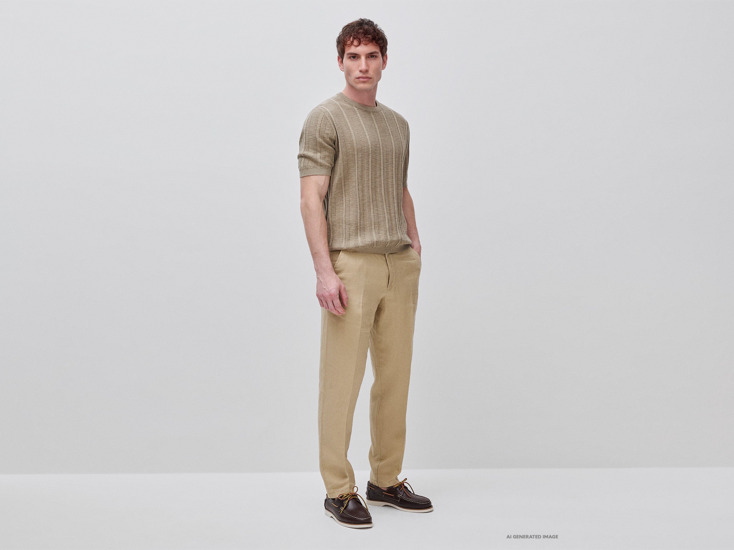 Chinos straight em puro linho - ucb_image_FY
