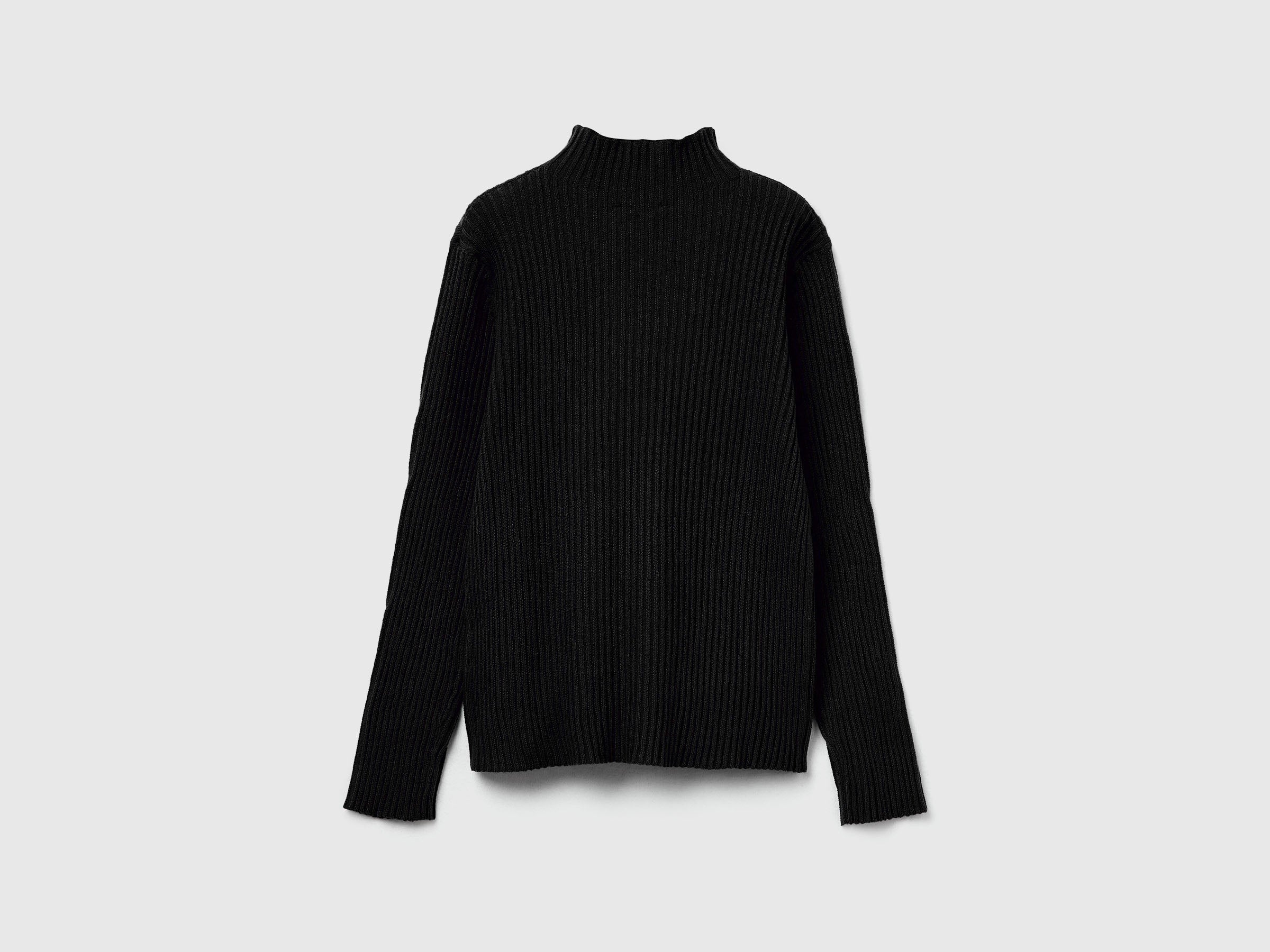 Camisola com gola alta canelada - ucb_image_BS