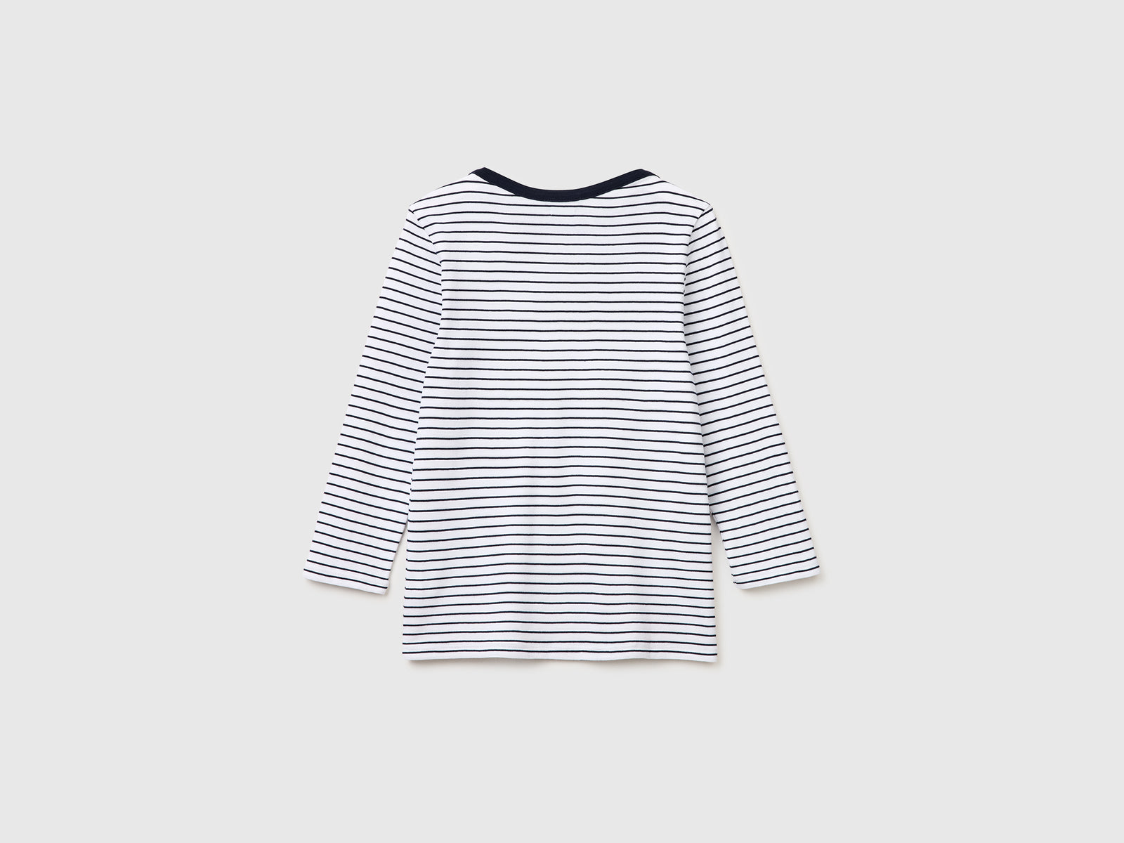 Striped t-shirt with boat neck - ucb_image_BS