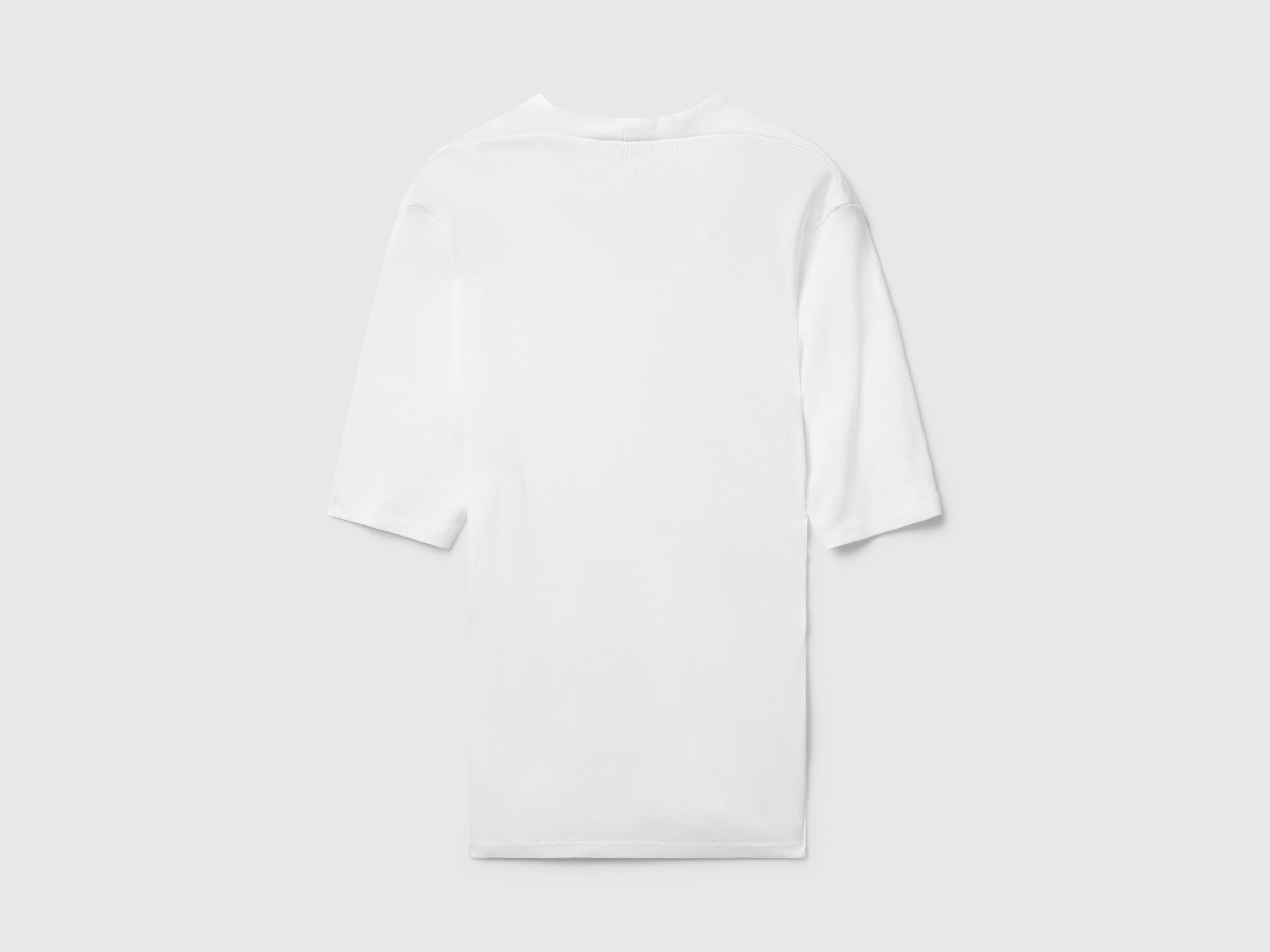 T-shirt slim fit em algodão de fibra longa - ucb_image_BS