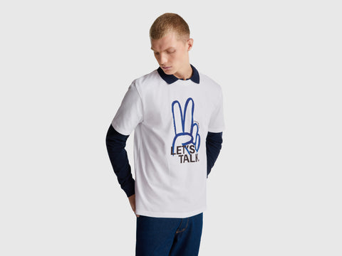 T-shirt relaxed fit com estampa - ucb_image_F