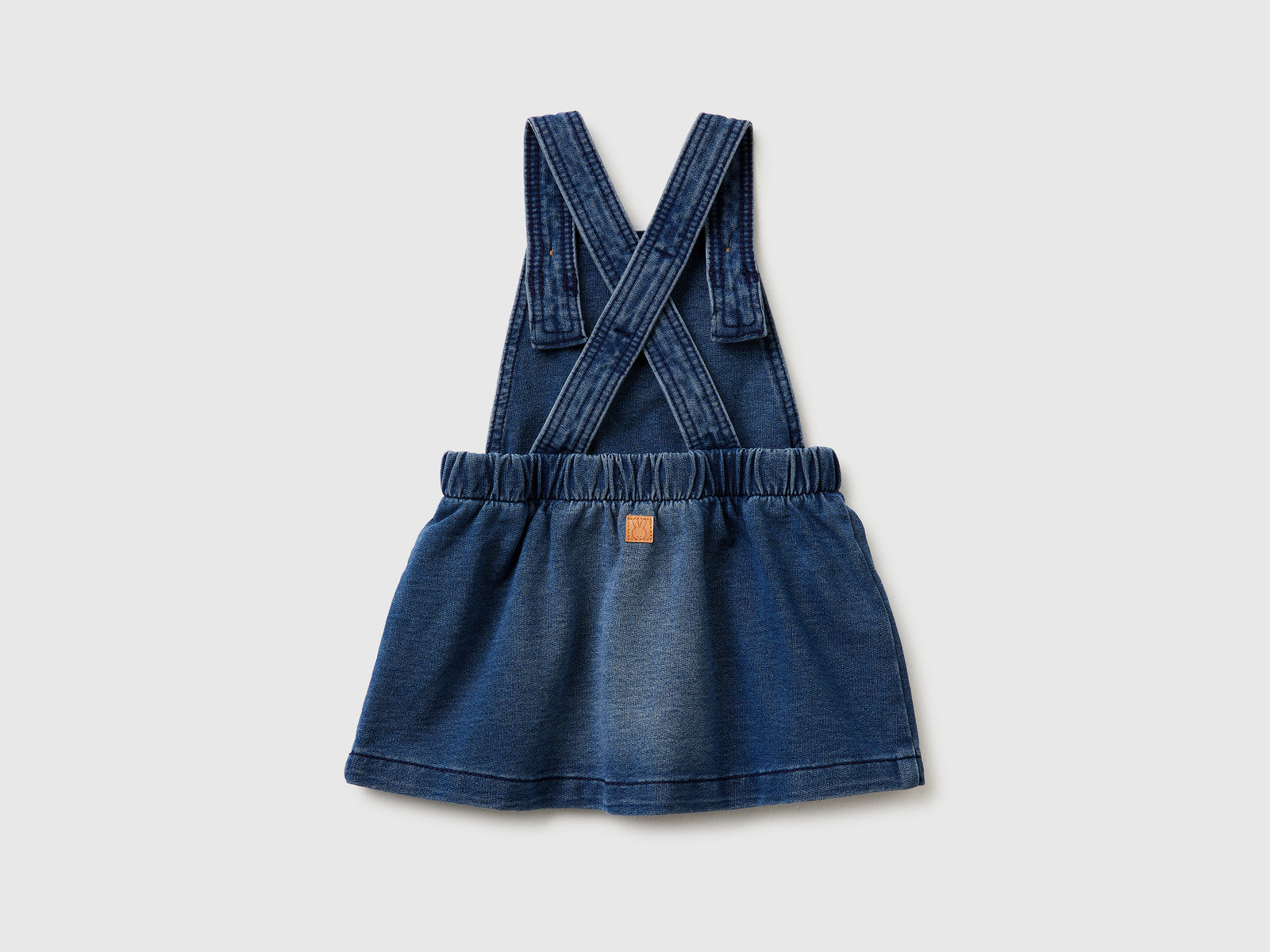 Denim-effect dungaree skirt - ucb_image_BS