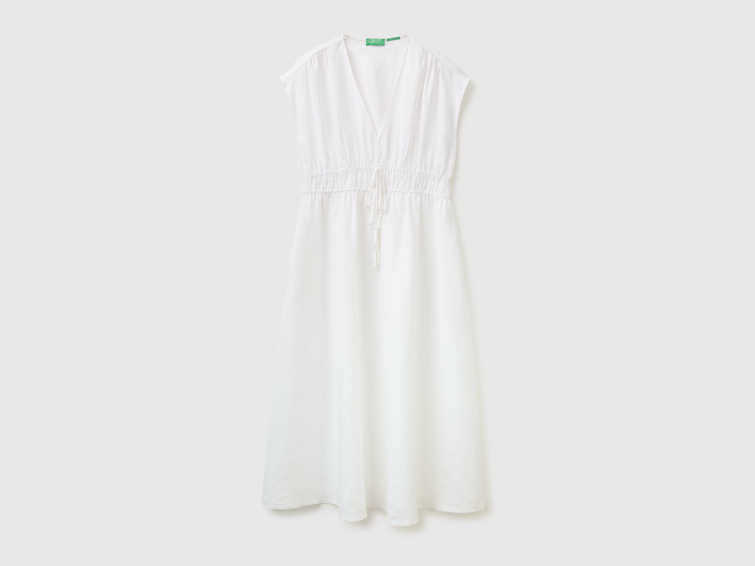 Vestido evasé em linho puro - ucb_image_FS