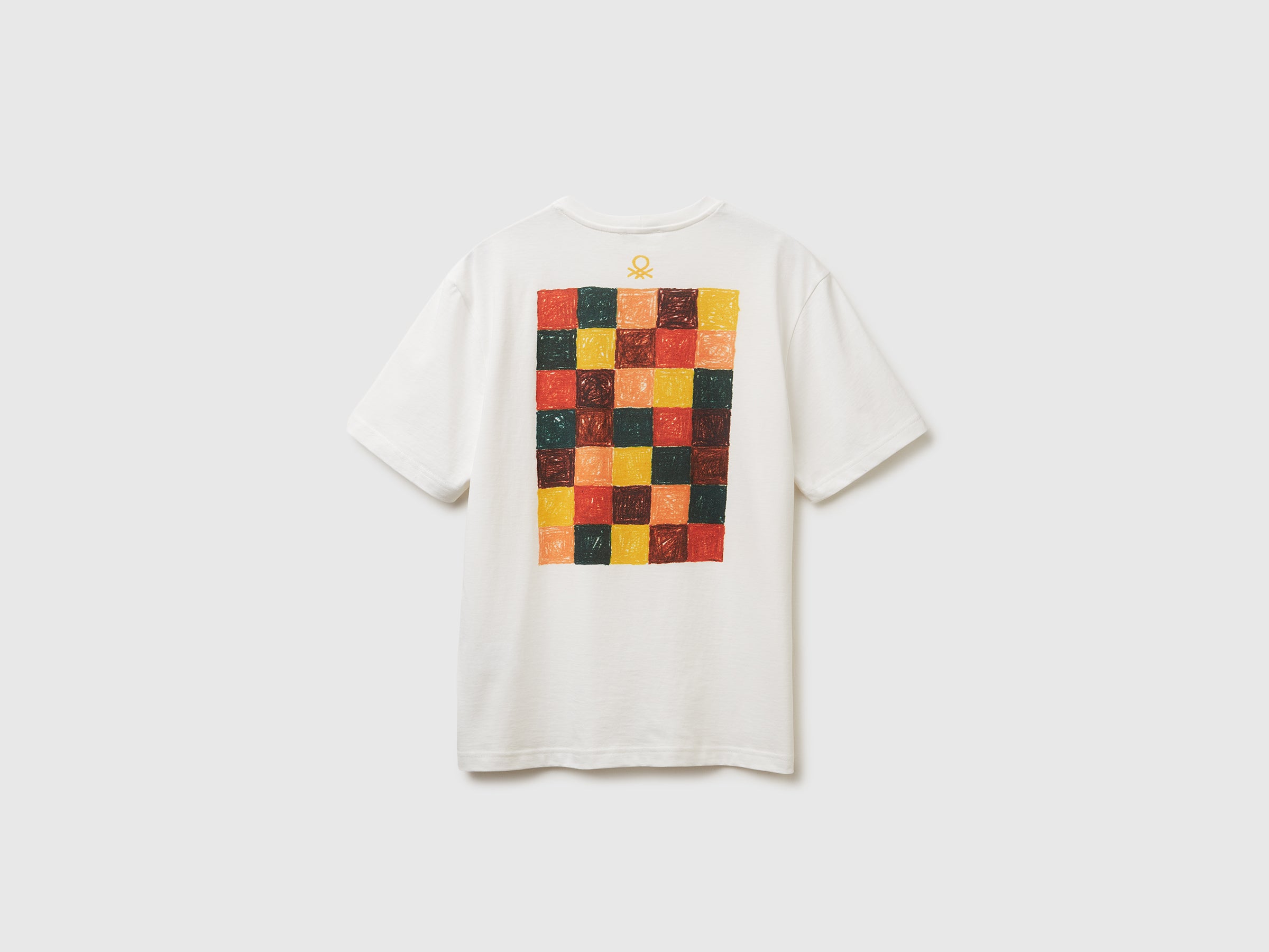 T-shirt relaxed fit com estampa à frente e atrás - ucb_image_BS