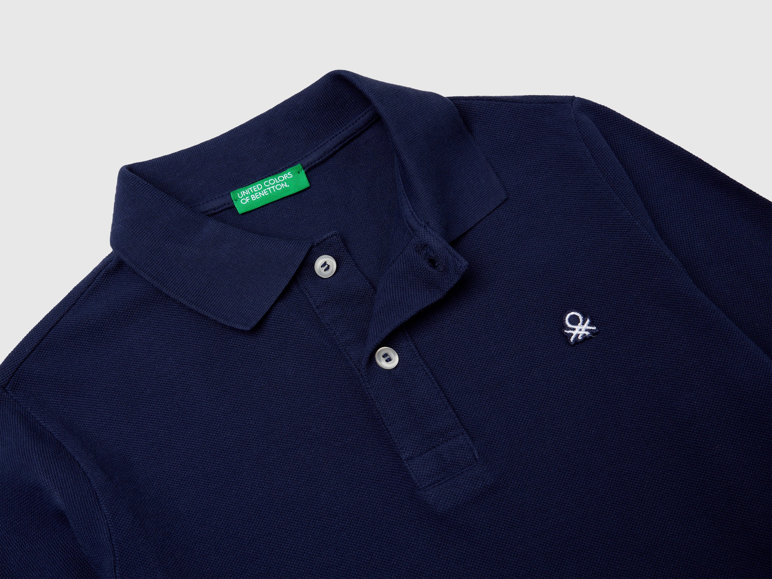 Long sleeve polo in cotton - ucb_image_DS1