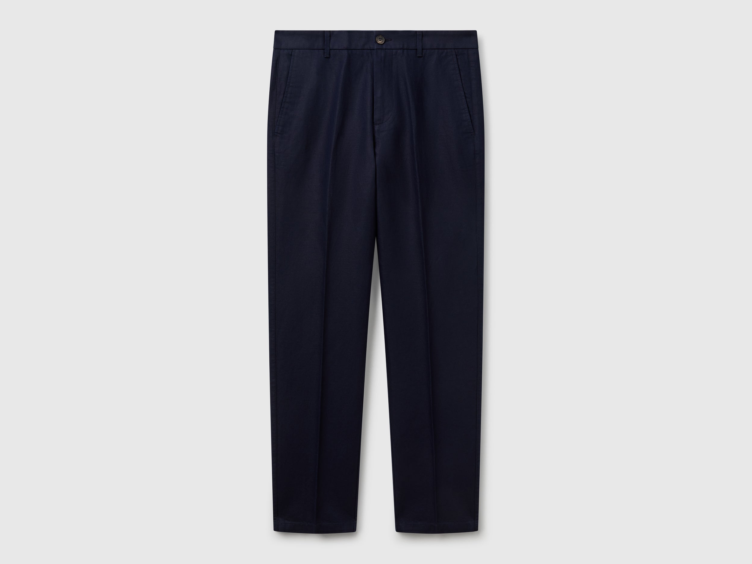 Chinos slim fit em mistura de linho - ucb_image_FS