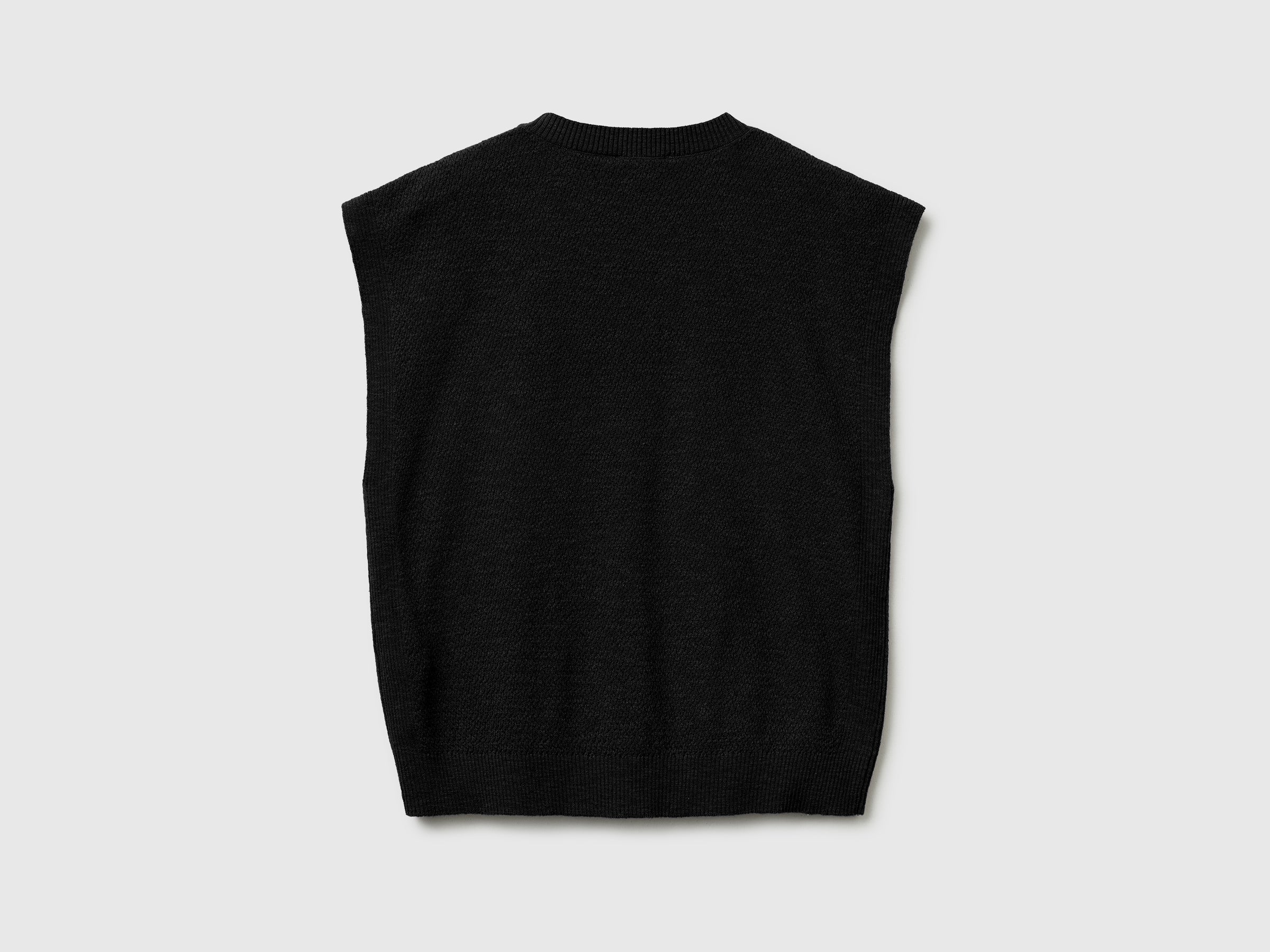Sleeveless linen blend sweater - ucb_image_BS