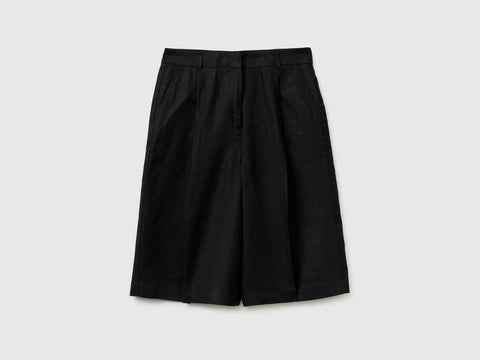100% linen Bermuda shorts - ucb_image_FS