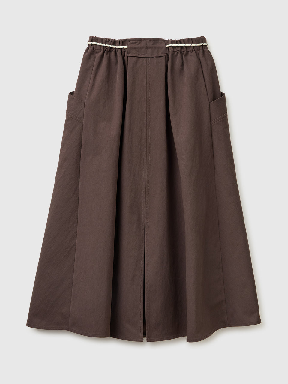 Midi skirt with drawstring - ucb_image_BS