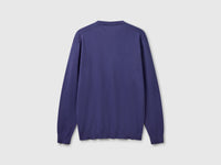 Camisola em algodão puro com decote em V - ucb_image_BS