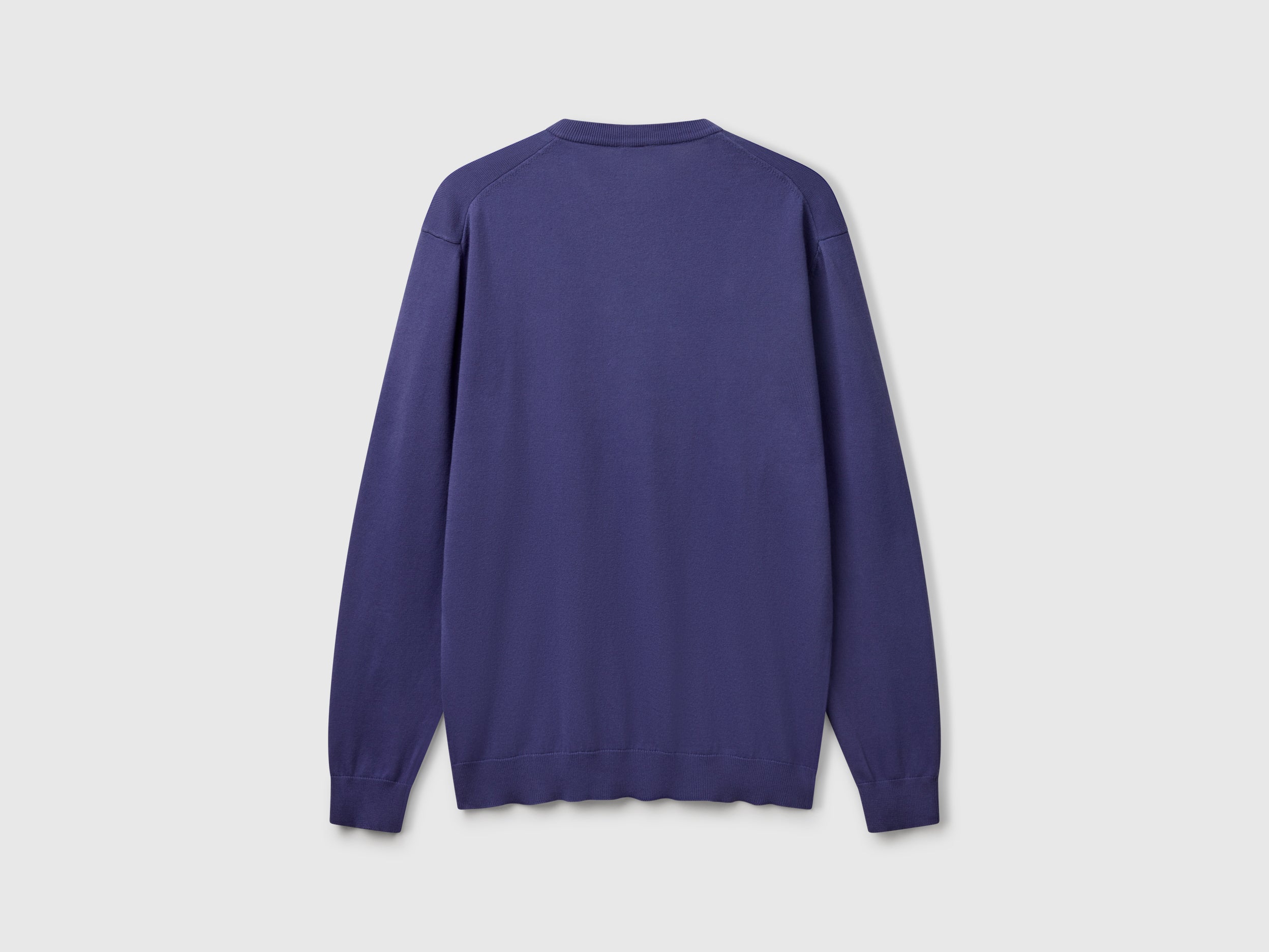 Camisola em algodão puro com decote em V - ucb_image_BS