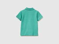 Short-sleeved polo in pure cotton - ucb_image_BS