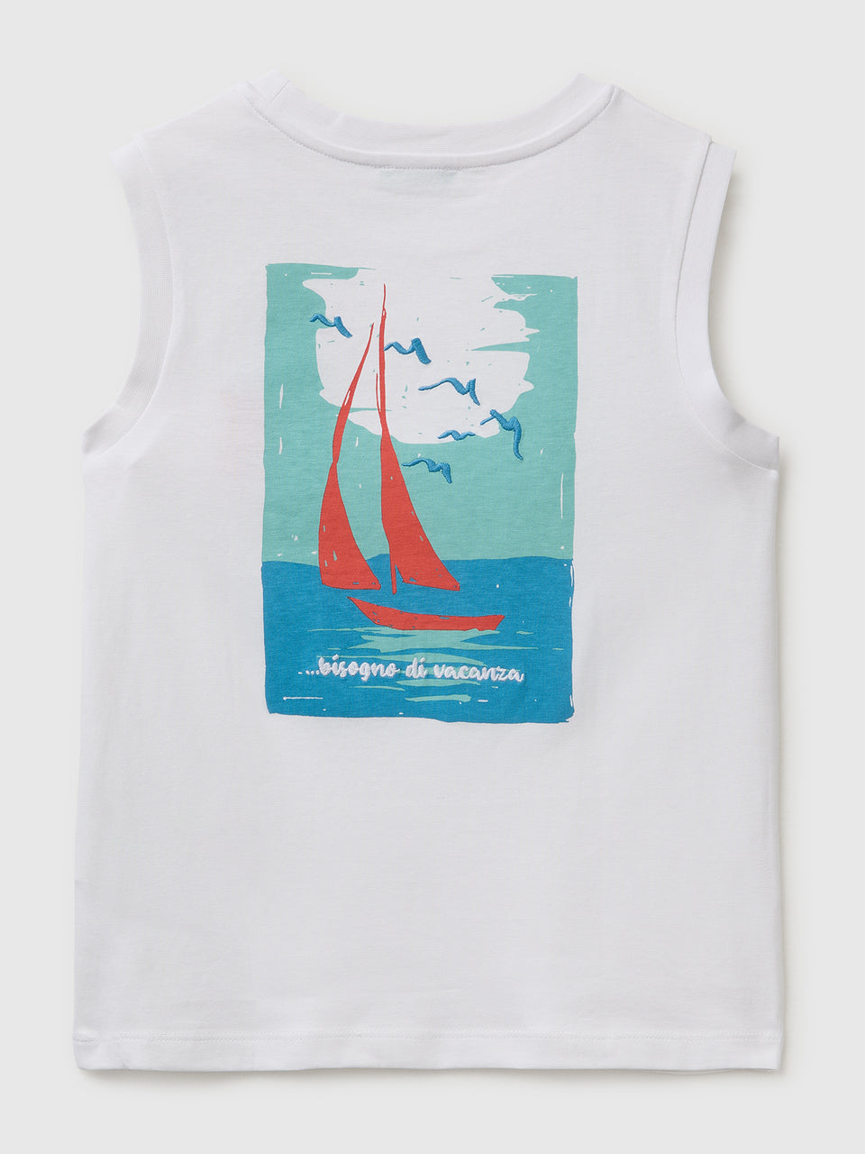Tank top with print and embroidery - ucb_image_BS