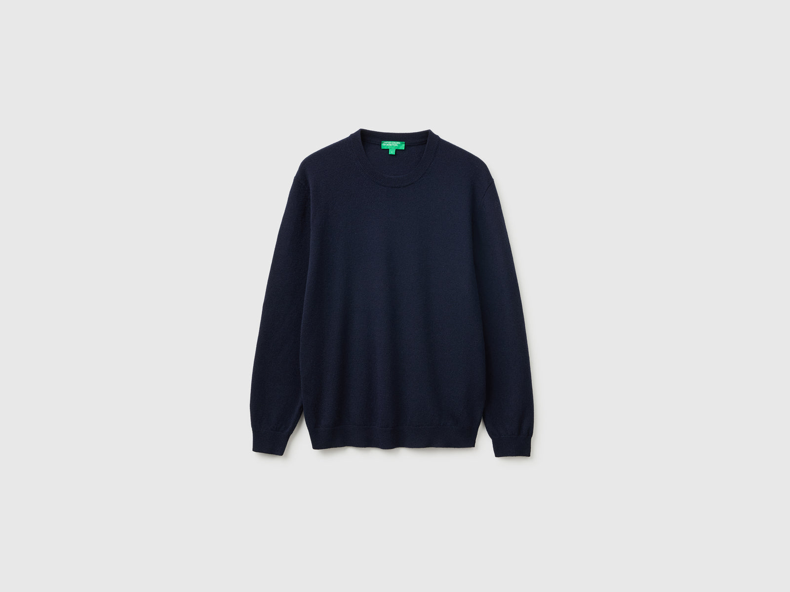 Camisola azul da meia-noite em pura lã Merino - ucb_image_FS