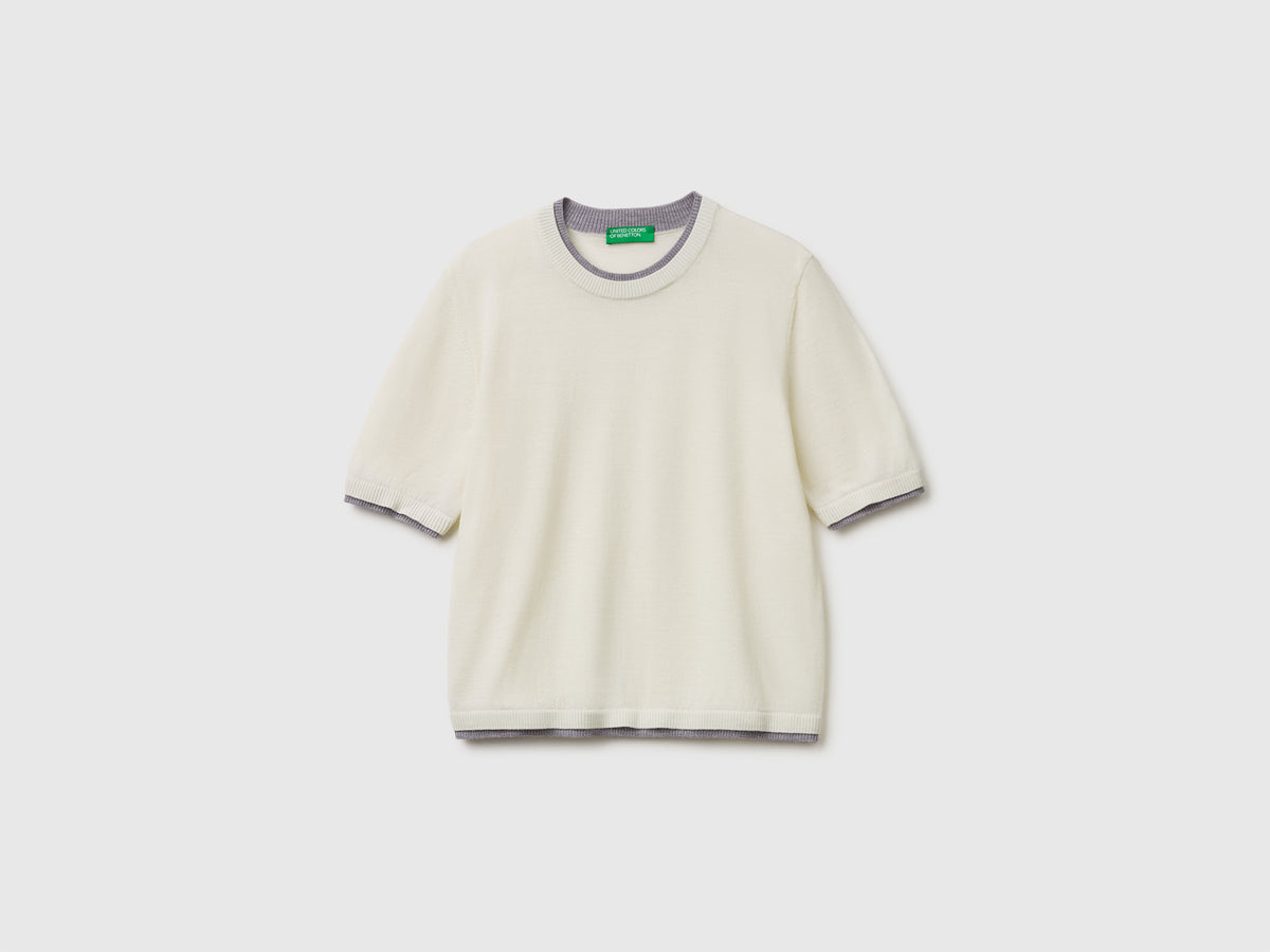 100% Merino wool short-sleeved shirt - ucb_image_FS