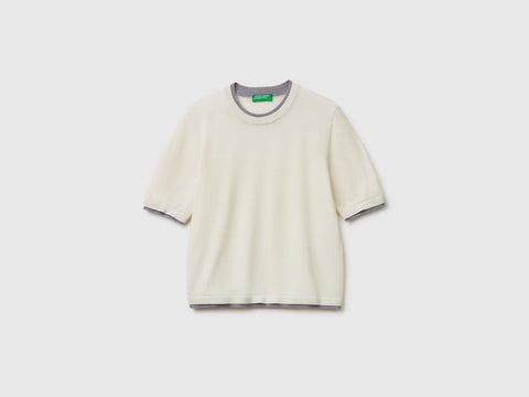 100% Merino wool short-sleeved shirt - ucb_image_FS