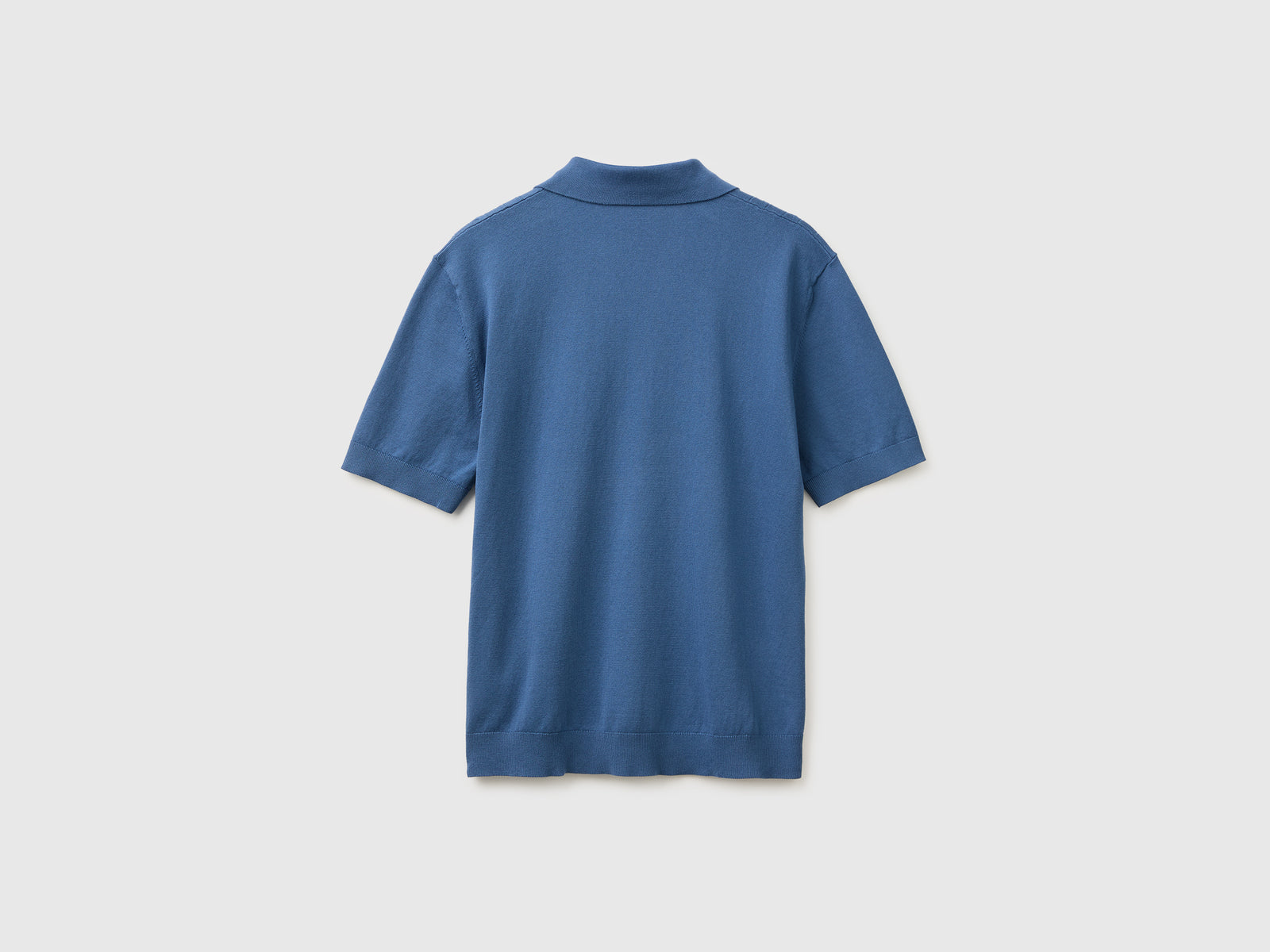 Knitted polo shirt with cables - ucb_image_BS