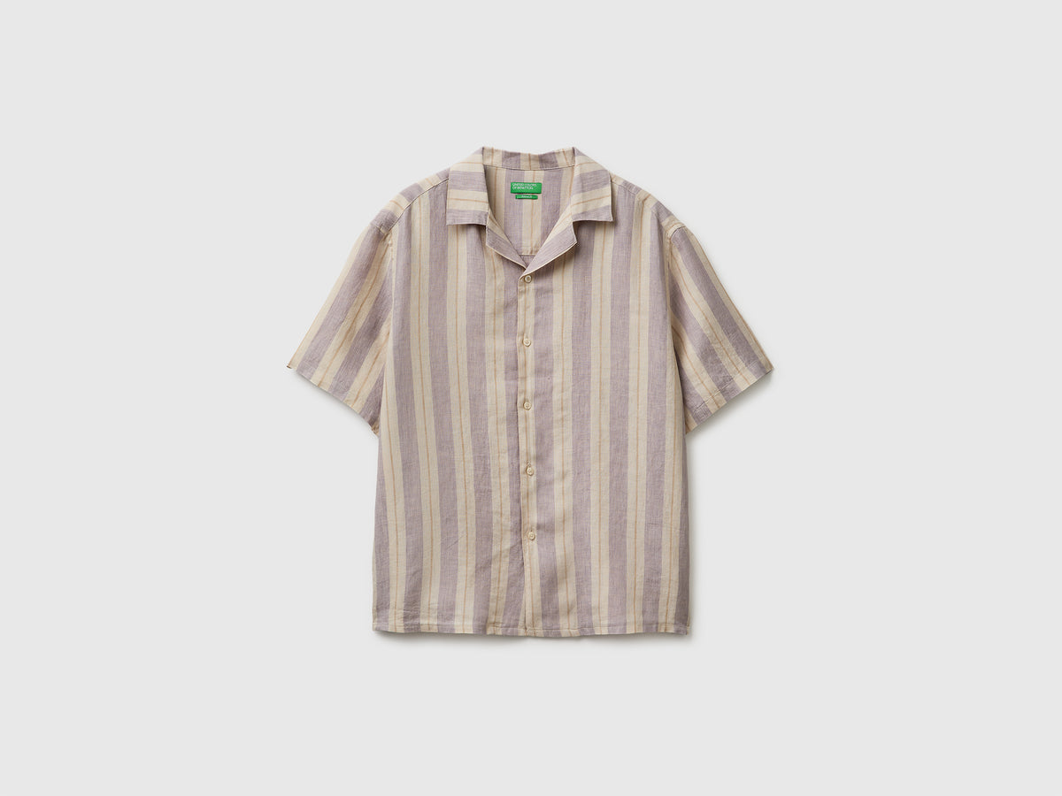 100% linen short-sleeved shirt - ucb_image_FS