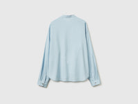 Blusa às riscas com gola coreana - ucb_image_BS
