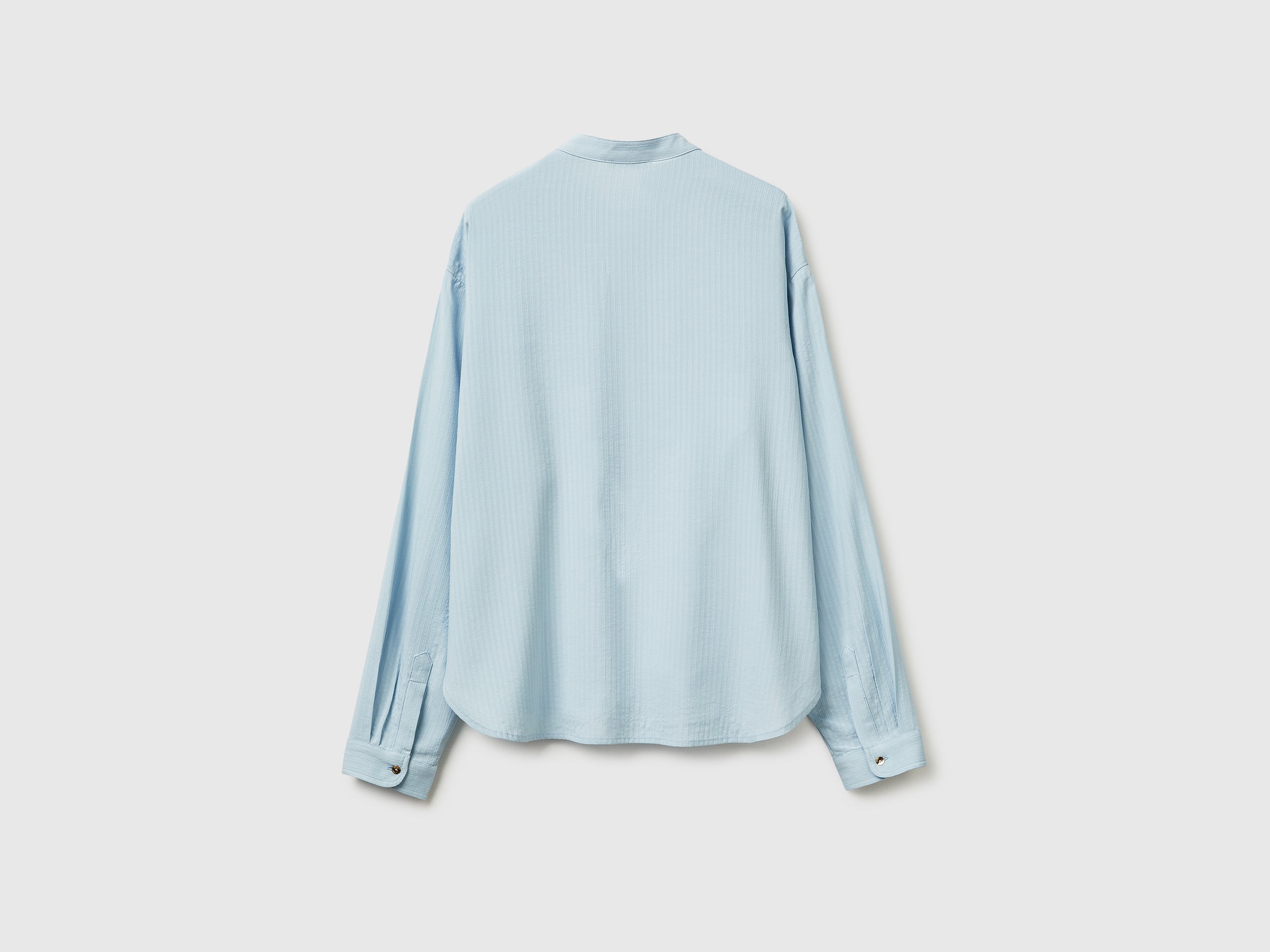 Blusa às riscas com gola coreana - ucb_image_BS