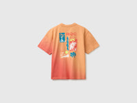 Dip dye effect T-shirt with print - ucb_image_BS