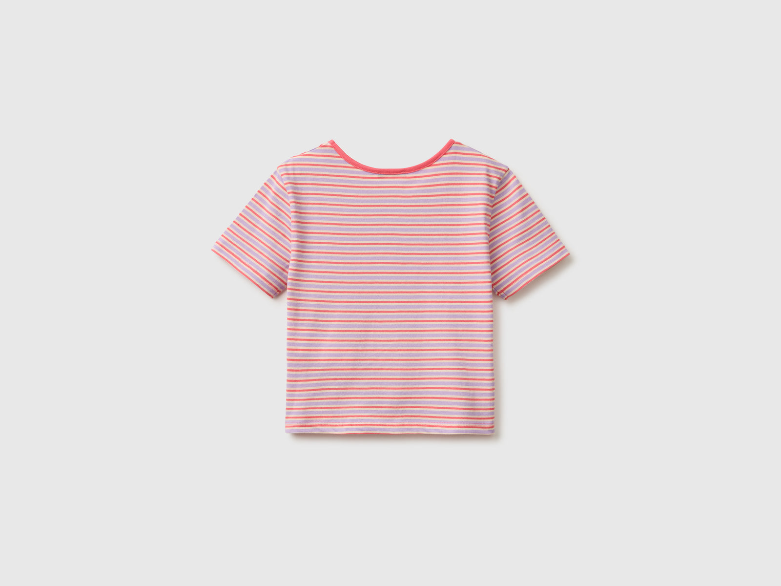 T-shirt às riscas com texto - ucb_image_BS