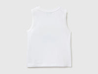 Organic cotton tank top with logo print - ucb_image_BS