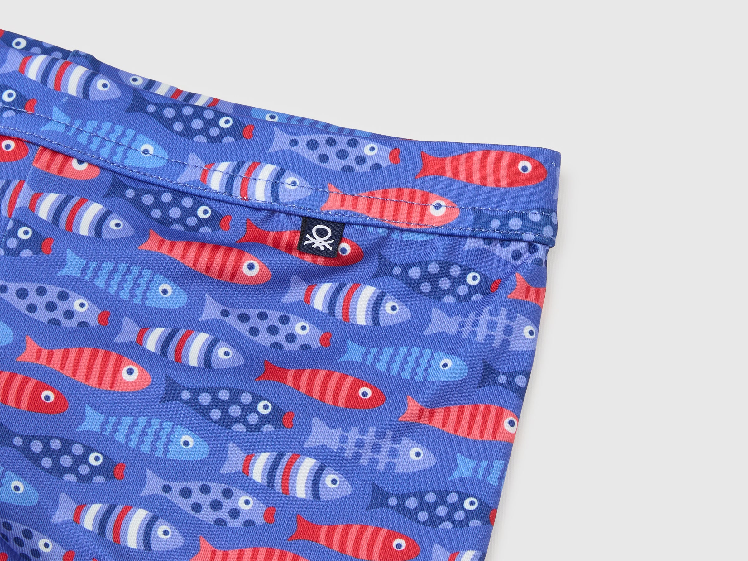 Swim boxer shorts with fish print - ucb_image_DS1