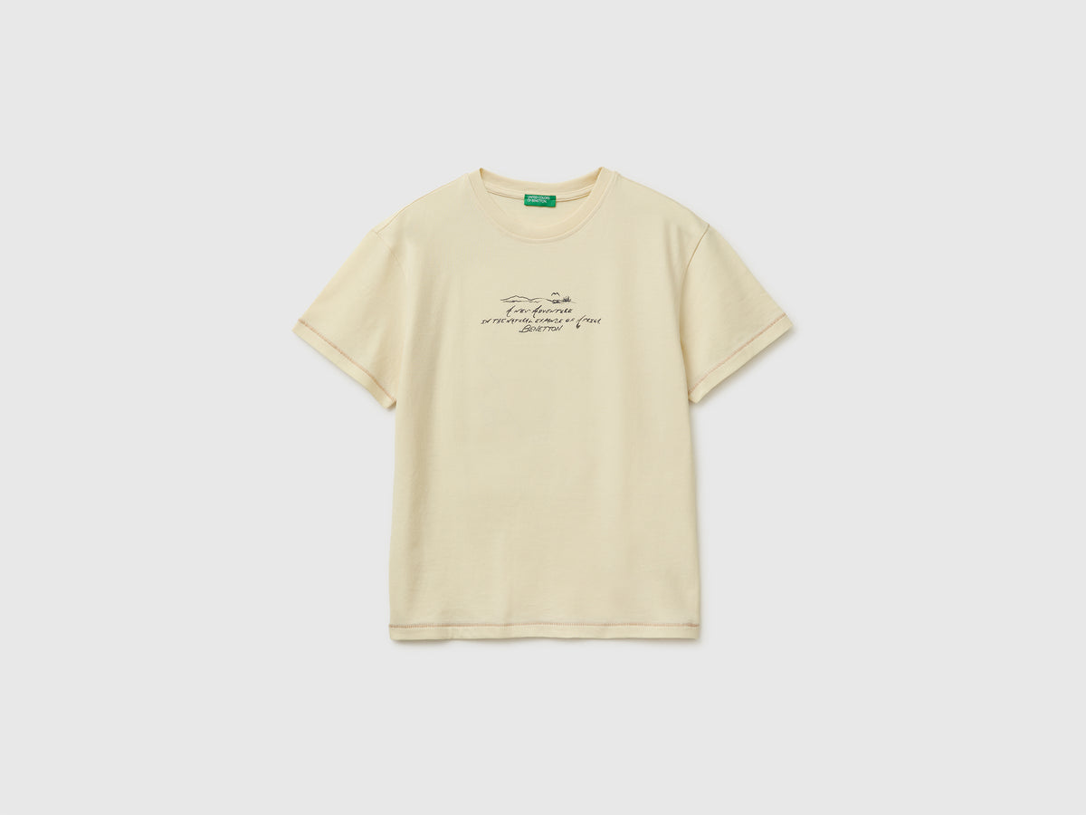 Oversized T-shirt with print and embroidery - ucb_image_FS