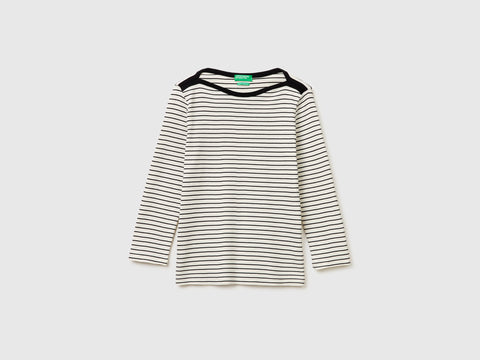 Striped t-shirt with boat neck - ucb_image_FS