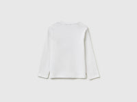 T-shirt com logótipo glitter em algodão orgânico - ucb_image_BS