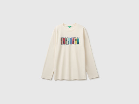 T-shirt com estampa e bordado - ucb_image_FS