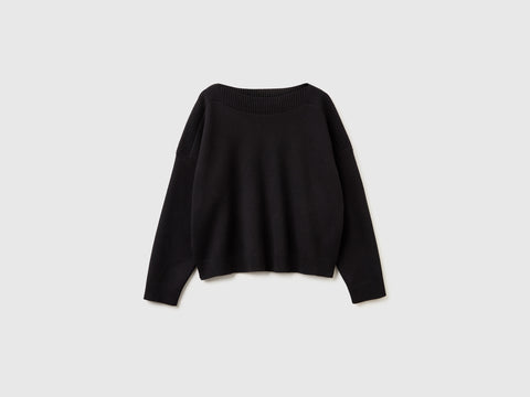 Boxy fit jacquard sweater - ucb_image_FS