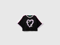 T-shirt com estampa graffiti e strass - ucb_image_FS